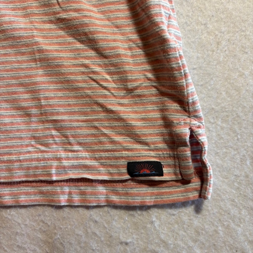 FAHERTY BRAND Movement Mens XL Striped Short‎ Sleeve Button Up Polo Shirt - Picture 4 of 10